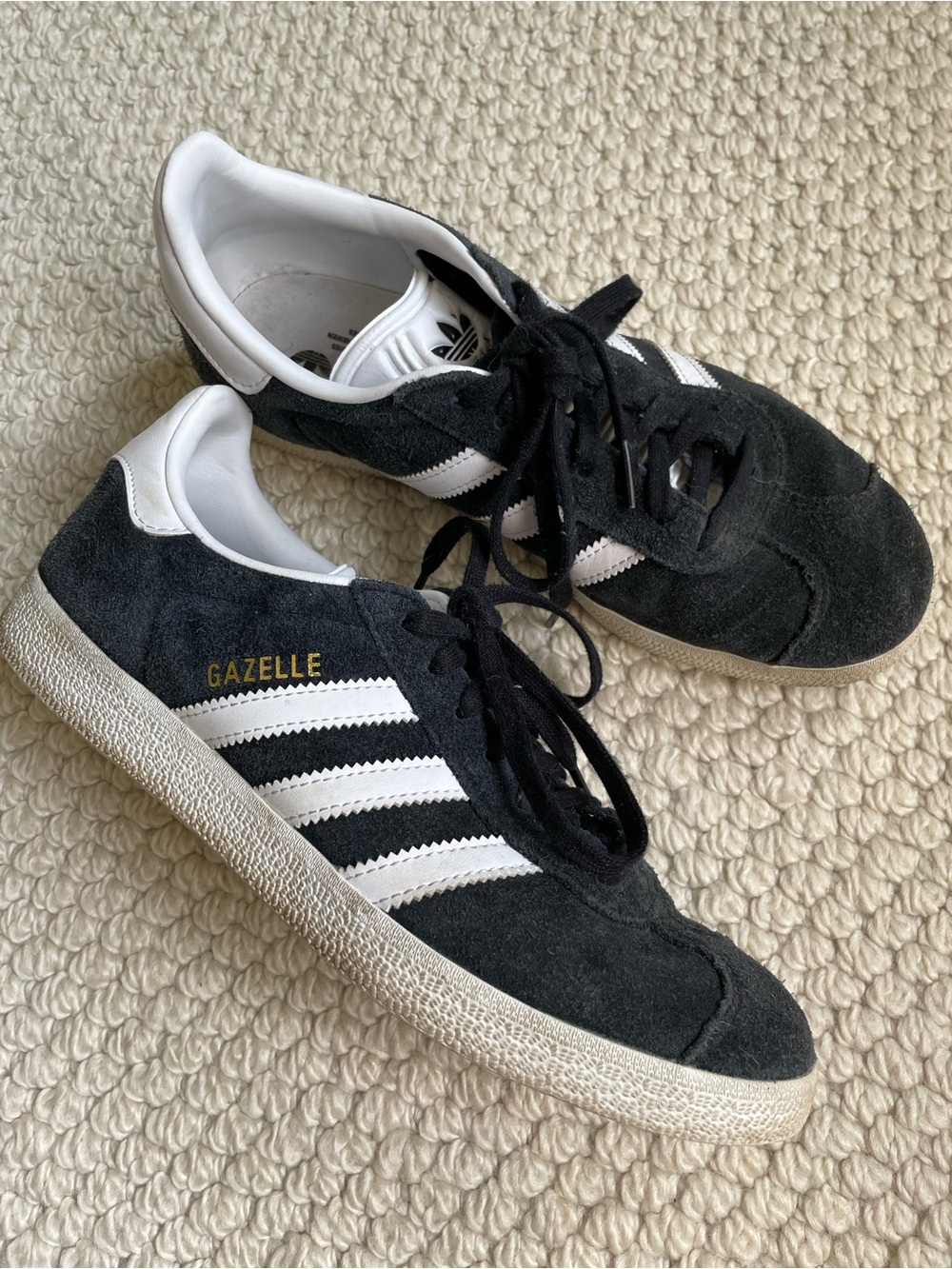 Adidas Gazelle black & white sneakers